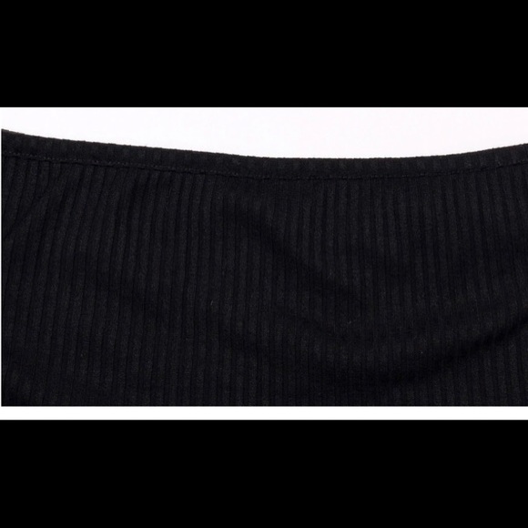 Off The Shoulder Button Bodycon Dress - Picture 5 of 9